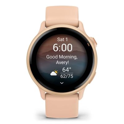 11. Garmin Vivoactive 6 Pink Dawn / P. Dawn Metallic watch
