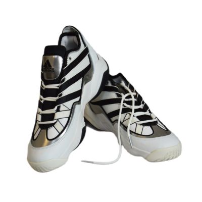 4. Adidas Top Ten 2010 Men's Basketball Shoes White Black - HR0099