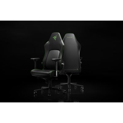 2. Razer Iskur V2 NewGen Gaming-Stuhl, ergonomisches Design, HyperFlex-Lordosenstütze, 4D-Armlehnen - black/grün