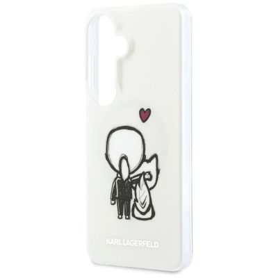 6. Karl Lagerfeld IML Karl&Choupette MagSafe Case for Samsung Galaxy S26 - Transparent