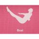 12. FOLDABLE YOGA MAT 1700x600x5MM PINK ENERO FIT