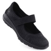 Rieker N4299-00 women's black velcro shoes