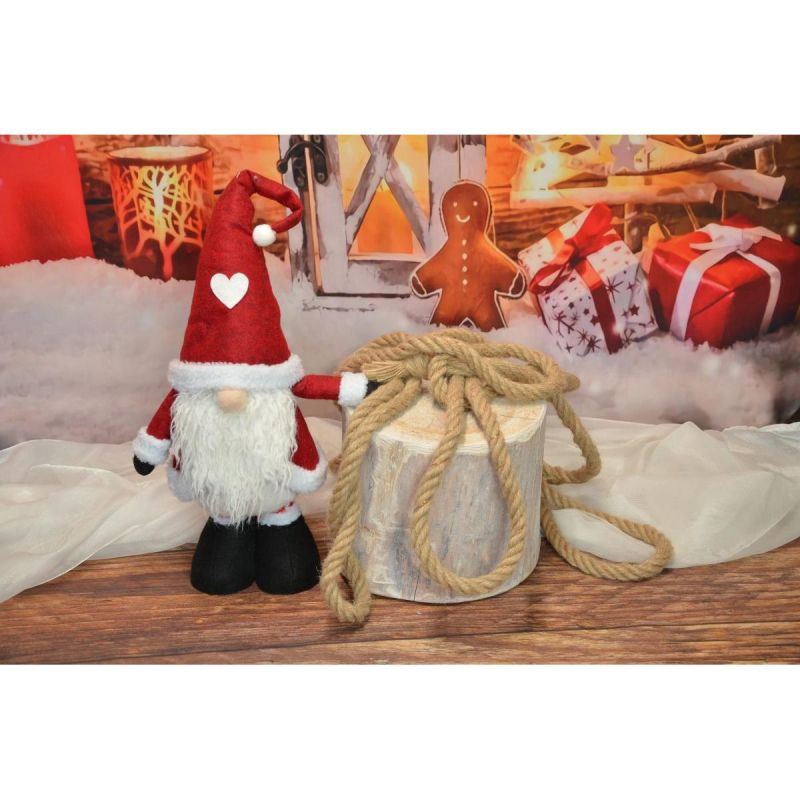 18. CHRISTMAS GNOME ON TELESCOPES 25x15x60-75CM