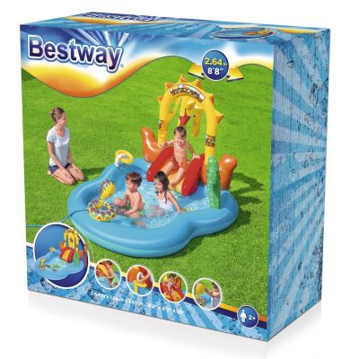 25. Bestway 53118 inflatable playground 264x188 x140cm