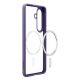 4. Spigen Ultra Hybrid Mag MagSafe Case for Samsung Galaxy S26+ - Clear Navy Blue
