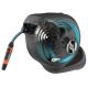 5. Gardena 18610-20 Garden Hose Reel Wall-Mounted Automatic Hose Cart Gray, Turquoise