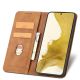 6. Magnet Fancy Case for Samsung Galaxy S23+ flip cover wallet stand brown