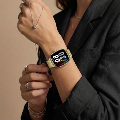 2. Smartwatch Gravity Gold Bracelet + Strap GT32-2