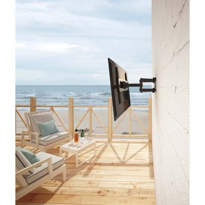 10. Manhattan Outdoor TV Wall Mount Full Motion 37-86" 50kg