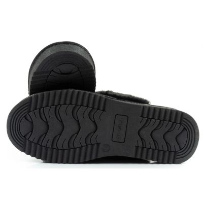 9. O'neill Pomnio women's slippers, insulated slip-on slippers, fashionable, warm, black