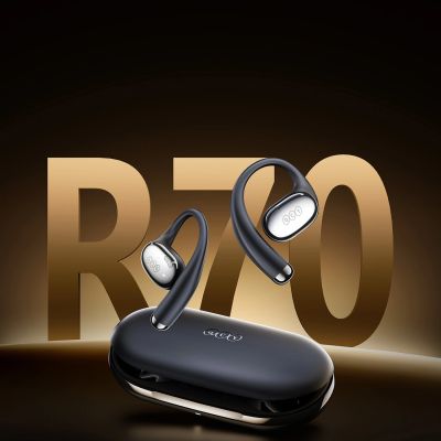 11. OWS QCY Crossky R70 LDAC IPX5 Headphones with Ear Hooks - Black