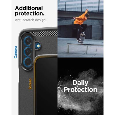 9. Spigen Rugged Armor Case for Samsung Galaxy A27 5G - Matte Black