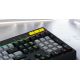 13. Hator Icefall white membrane gaming keyboard (black and white keys)