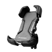 Wozinsky strong phone holder for bicycle, motorcycle, scooter handlebars, black (WBHBK6)
