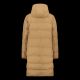 2. CMP women's long hooded jacket, winter waterproof, insulated, beige (34K0096/P814)