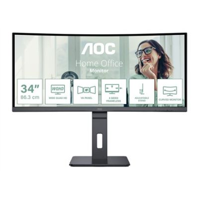 17. AOC 34" LED MONITOR CU34P3CV