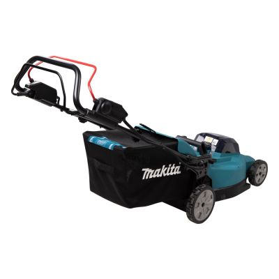 5. Makita DLM481Z Lawn Mower Push Type Lawn Mower Battery Black, Blue, Metallic
