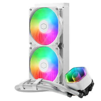 3. Cooler Master MasterLiquid 240 Core II White Processor Liquid Cooling Kit 12cm White