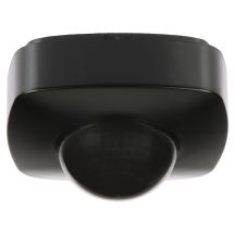 ORNO 360° presence sensor, IP65, 2000W, 3 sensors, black