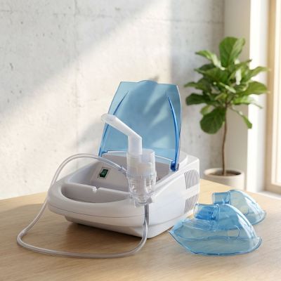18. Esperanza ZEPHYR ECN002 compressor inhaler (white, blue)