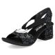 8. Comfortable Rieker W RKR679 black sandals