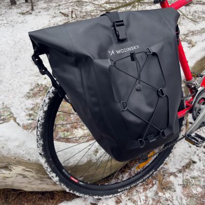 19. Wozinsky Waterproof Bike Pannier Bag 25L Black (WBB24BK)