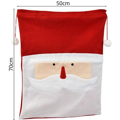 3. CHRISTMAS GIFT BAG 70x50CM MICA - BEARD