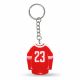 2. Keychain hockey jersey Poland (Away) SREBBREKH-PL
