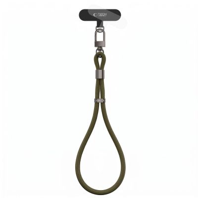 2. Tech-Protect C11S Rope Wrist Strap for Phone - Dark Green
