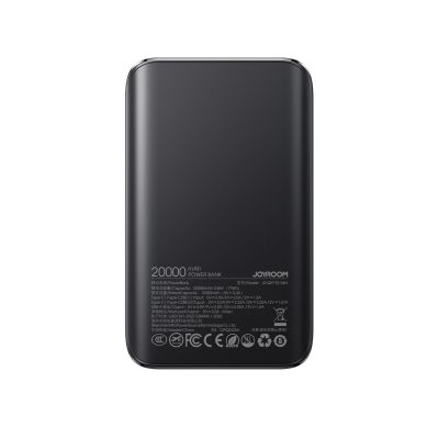 3. Joyroom JR-QP192 Star Series Mini 20000mAh 22.5W Powerbank with Digital Display - Black