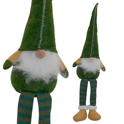 18. DECORATIVE gnome dwarf 30+15cm green