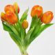 3. BOUQUET OF 7 ORANGE TULIPS 31 CM LIFE-LIKE SPRING DECORATION