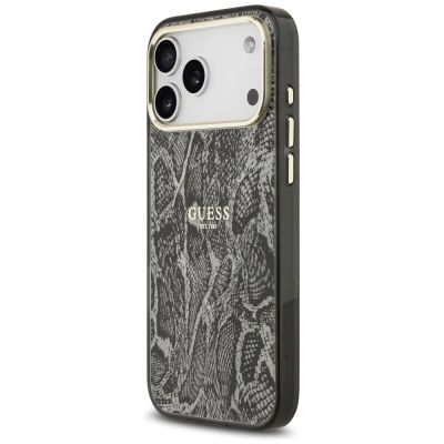 2. Guess Python Pattern MagSafe Case for iPhone 17 Pro Max - Black