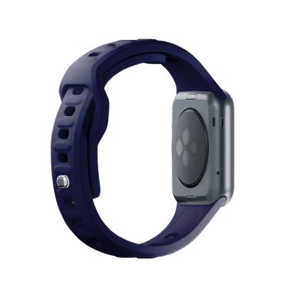 6. 3mk Silicone Watch Strap for Apple Watch 42 / 44 / 45 / 49 mm - blue