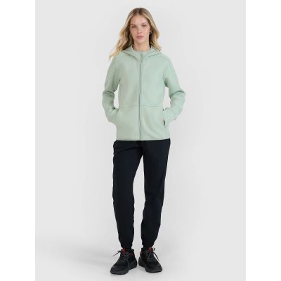 3. Women's zip-up hooded sweatshirt 4F 4FWSS25TSWSF1561-47S