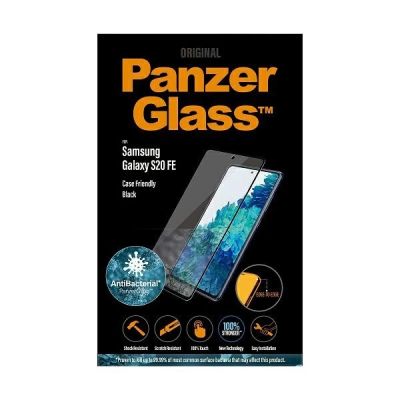 3. PanzerGlass E2E Microfracture Antibacterial Glass for Samsung Galaxy S20 FE - with Black Frame