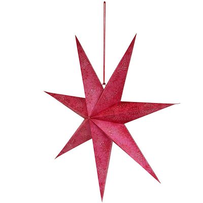 3. DECORATIVE PAPER STAR 75CM RED