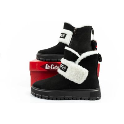 10. Lee Cooper women's boots winter boots fashionable sheepskin insulated leather