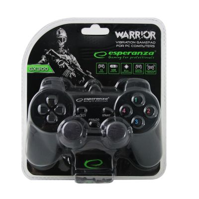 2. Esperanza EG102 Gamepad (PC, PS3; black)