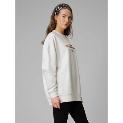 2. Women's oversize sweatshirt without hood 4F 4FRSS26TSWSF2993-11S