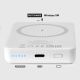 9. Powerbank SBS TEBB5000MAG1CW 5000 mAh USB-C, MagSafe compatible - white