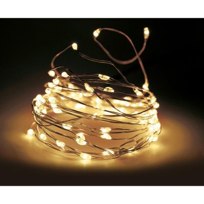 2. 240 LED WARM WHITE WIRE STRING LIGHTS
