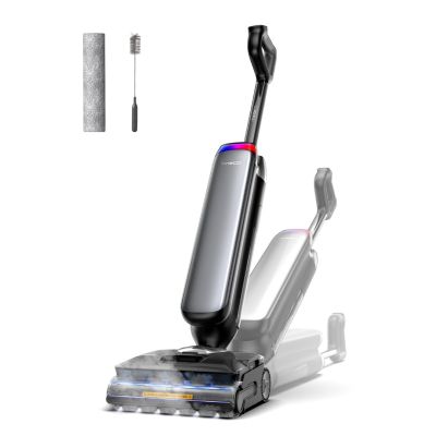 2. Tineco Floor One S9 Artist Steam Pro Upright Vacuum Cleaner Battery Wet and Dry Bagless Black, Silver