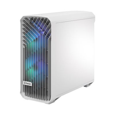 5. Fractal Design Torrent White RGB TG Clear case