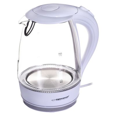 5. Esperanza Salto Angel EKK011W electric kettle (2200W 1.7l; white)