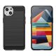 5. Flexible carbon pattern case for iPhone 15 Plus Carbon Case - blue