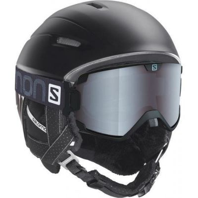 6. Salomon Ranger 4D Black MAT Ski Helmet 377718