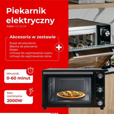 2. ADLER AD 6028 electric oven
