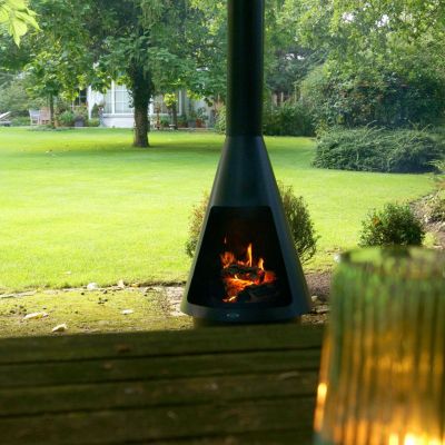 10. Heat LA Luz CH.002 garden fireplace