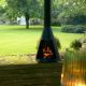10. Heat LA Luz CH.002 garden fireplace